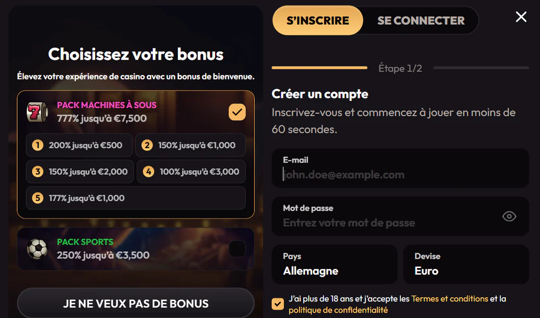 Madcasino — seo-text:registration